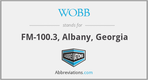 WOBB - FM-100.3, Albany, Georgia