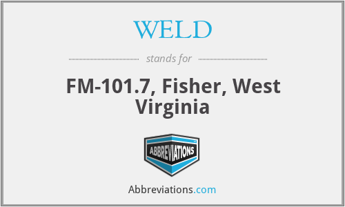 WELD - FM-101.7, Fisher, West Virginia