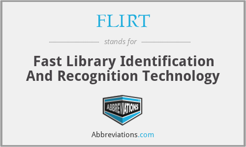 FLIRT - Fast Library Identification And Recognition Technology