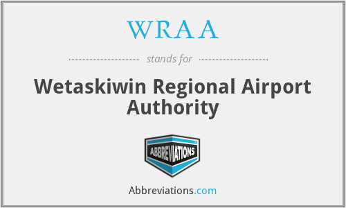 WRAA - Wetaskiwin Regional Airport Authority