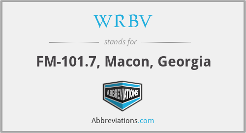 WRBV - FM-101.7, Macon, Georgia