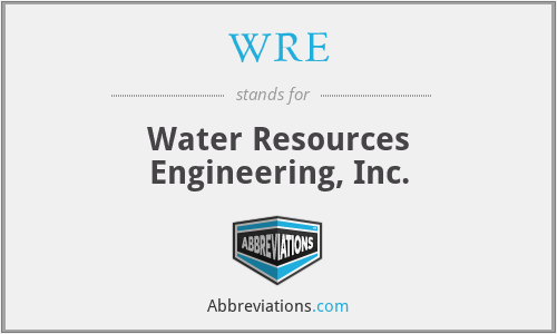 WRE - Water Resources Engineering, Inc.
