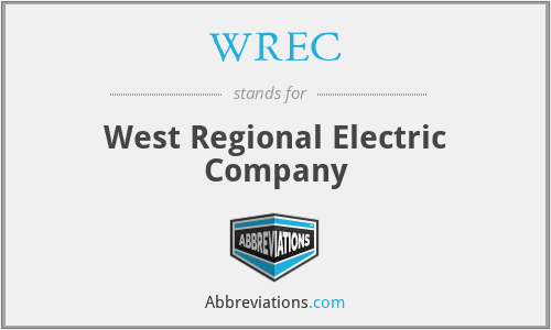 WREC - West Regional Electric Company