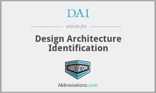 DAI - Design Architecture Identification