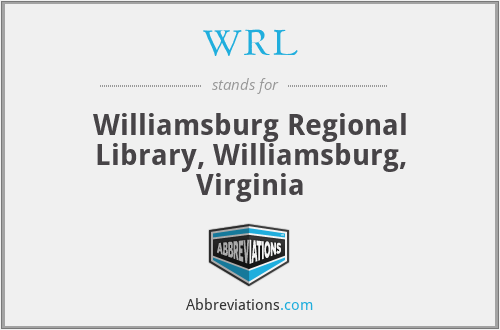 WRL - Williamsburg Regional Library, Williamsburg, Virginia