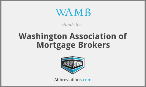 WAMB - Washington Association of Mortgage Brokers