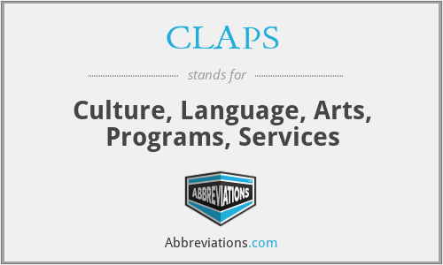 CLAPS - Culture, Language, Arts, Programs, Services