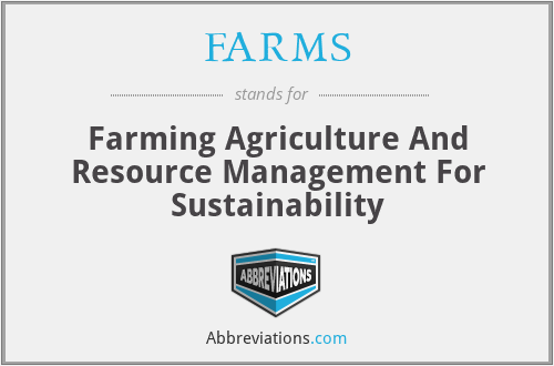 FARMS - Farming Agriculture And Resource Management For Sustainability