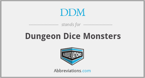 DDM - Dungeon Dice Monsters