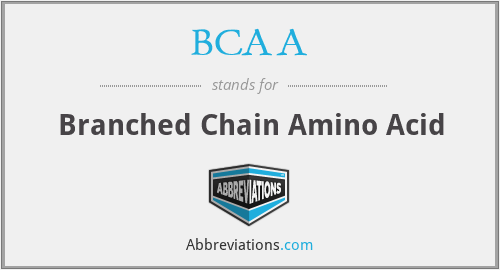 BCAA - Branched Chain Amino Acid
