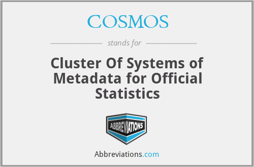 COSMOS - Cluster Of Systems of Metadata for Official Statistics