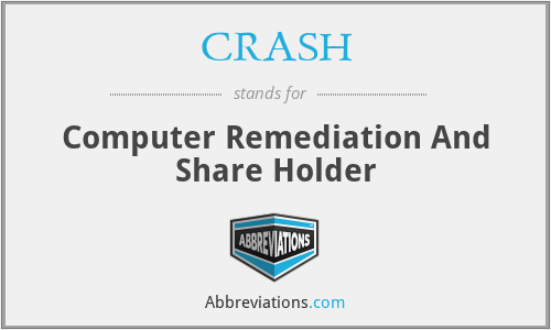 CRASH - Computer Remediation And Share Holder