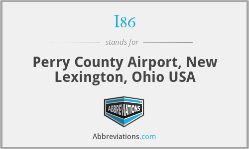 I86 - Perry County Airport, New Lexington, Ohio USA