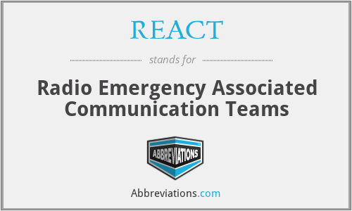 REACT - Radio Emergency Associated Communication Teams