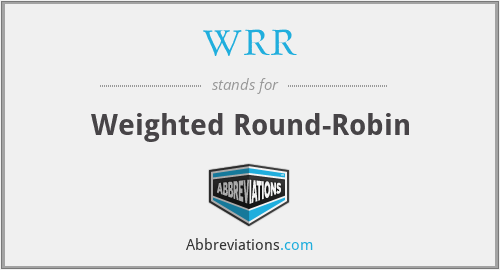 WRR - Weighted Round-Robin