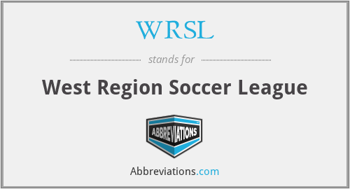 WRSL - West Region Soccer League