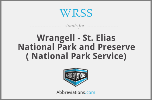 WRSS - Wrangell - St. Elias National Park and Preserve ( National Park Service)