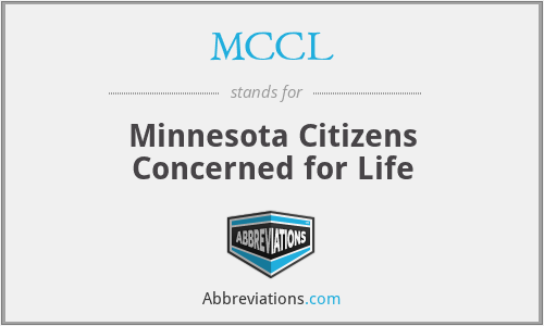 MCCL - Minnesota Citizens Concerned for Life