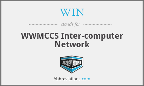 WIN - WWMCCS Inter-computer Network