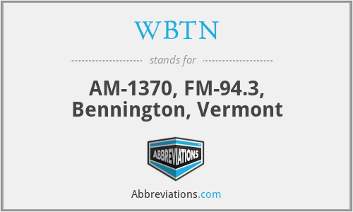 WBTN - AM-1370, FM-94.3, Bennington, Vermont