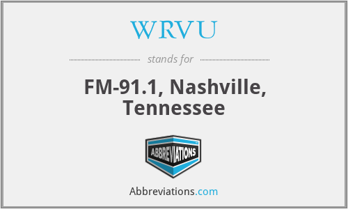 WRVU - FM-91.1, Nashville, Tennessee