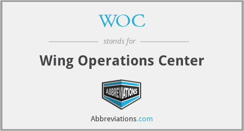 WOC - Wing Operations Center