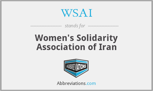 WSAI - Women's Solidarity Association of Iran