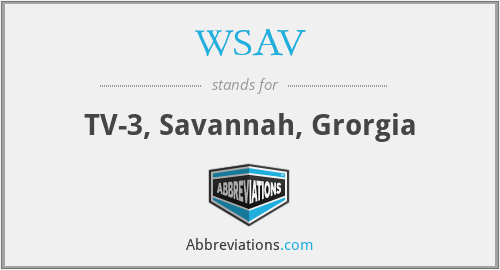 WSAV - TV-3, Savannah, Grorgia