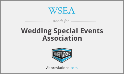 WSEA - Wedding Special Events Association