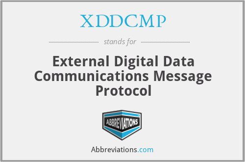 XDDCMP - External Digital Data Communications Message Protocol