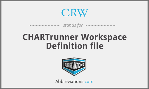 CRW - CHARTrunner Workspace Definition file