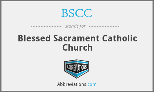 BSCC - Blessed Sacrament Catholic Church