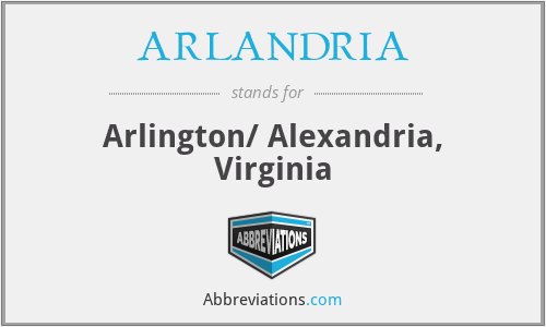 ARLANDRIA - Arlington/ Alexandria, Virginia