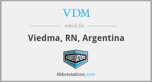 VDM - Viedma, RN, Argentina