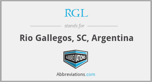 RGL - Rio Gallegos, SC, Argentina