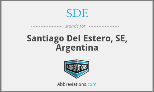SDE - Santiago Del Estero, SE, Argentina