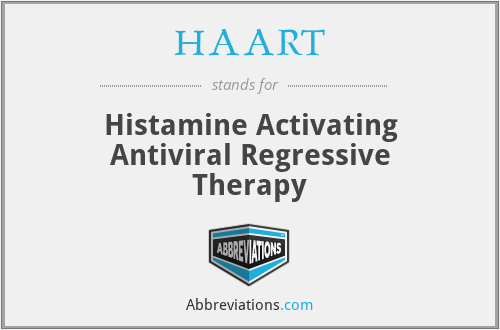 HAART - Histamine Activating Antiviral Regressive Therapy