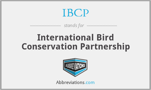 IBCP - International Bird Conservation Partnership