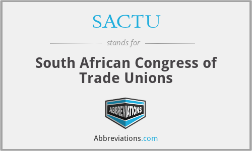 SACTU - South African Congress of Trade Unions