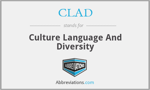 CLAD - Culture Language And Diversity