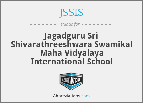 JSSIS - Jagadguru Sri Shivarathreeshwara Swamikal Maha Vidyalaya International School