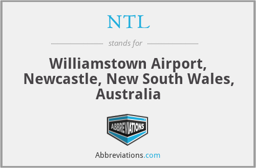 NTL - Williamstown Airport, Newcastle, New South Wales, Australia