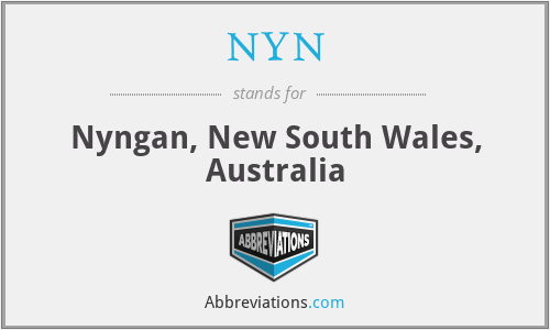 NYN - Nyngan, New South Wales, Australia