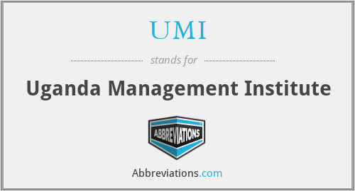UMI - Uganda Management Institute