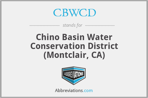 CBWCD - Chino Basin Water Conservation District (Montclair, CA)