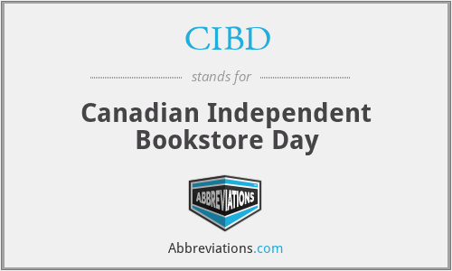 CIBD - Canadian Independent Bookstore Day