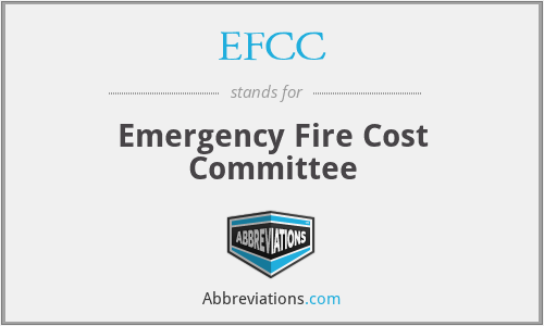 EFCC - Emergency Fire Cost Committee