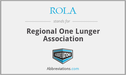 ROLA - Regional One Lunger Association