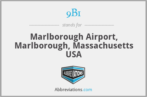 9B1 - Marlborough Airport, Marlborough, Massachusetts USA