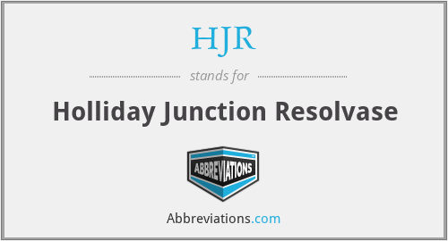 HJR - Holliday Junction Resolvase
